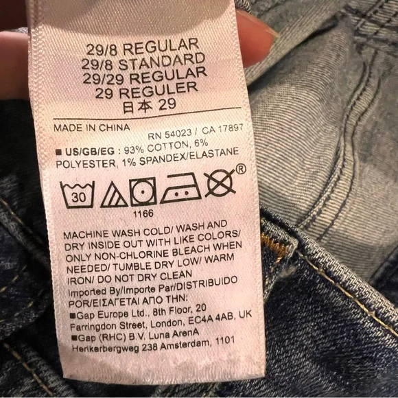 GAP 'High-Rise 70s Flare' Medium Wash Jeans with Front Pockets - Size 29 - Picture 16 of 16